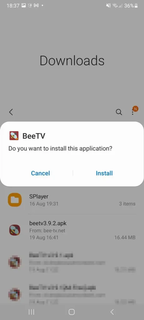 Install BeeTV